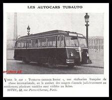 Publicité autocar tubauto d'occasion  Villeneuve-l'Archevêque