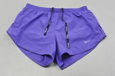 Shorts de corrida Nike Dri-Fit Tempo moderno forrado em relevo roxo feminino médio, usado comprar usado  Enviando para Brazil