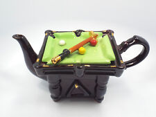 Moka Pool Table Billiards Snooker Teapot, 5 1/2", used for sale  Shipping to South Africa