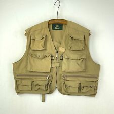 Used, Orvis Fishing Vest Mens Medium Tan Beige Brown Short Fly Wading Cropped Gilet for sale  Shipping to South Africa