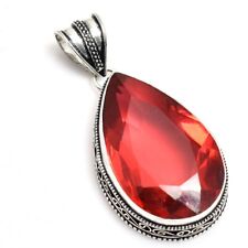 Garnet Handmade Antique Design Pendant Jewelry Wedding Gift NP 066 for sale  Shipping to South Africa