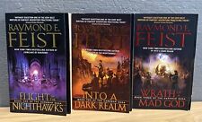 Lote de 3 livros clássicos Raymond E Feist The Darkwar Saga Trilogy Riftwar Series comprar usado  Enviando para Brazil