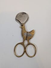Brass chicken scissors for sale  Fairfax