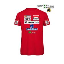 T-shirt replica Ayrton Senna anni 90 McLaren CULT Formula Uno + stickers gratis myynnissä  Leverans till Finland