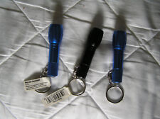 THREE MINI FLASHLIGHTS LED TESTED, used for sale  Shipping to South Africa