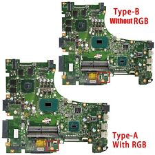 for ASUS GL553VE GL553VD GL553V ZX53V Laptop Motherboard W/ I5-7300HQ I7-7700HQ, used for sale  Shipping to South Africa