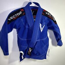 Kimono infantil brasileiro Jiu Jitsu BJJ Gi azul átila vetor peso pesado tamanho K1 comprar usado  Enviando para Brazil