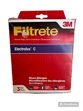 Usado, Sacos de vácuo Filtrete 3M Electrolux C (3 sacos ct) micro alérgeno 67706A comprar usado  Enviando para Brazil