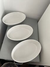 Oval stoneware white for sale  SOUTHEND-ON-SEA