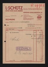 München rechnung 1940 gebraucht kaufen  Leipzig