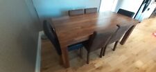 Table chairs dark for sale  LEEDS