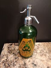 Garrafa de vidro verde antiga Seltzer 1920 melhor bebida Fox Lake WI rara, usado comprar usado  Enviando para Brazil