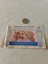 Ancien billet loterie d'occasion  Ligny-en-Barrois