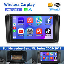 Used, For Mercedes Benz W164 GL320 ML350 X164 9" Android 11 Car Radio GPS SAT NAV WIFI for sale  UK