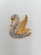 Vtg swan brooch for sale  Carrsville