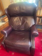 Burgundy leather recliner for sale  KESWICK