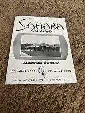 Folleto publicitario de toldos de aluminio de The Sahara Company  segunda mano  Embacar hacia Argentina