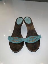 Gucci sandals turquoise for sale  TWICKENHAM