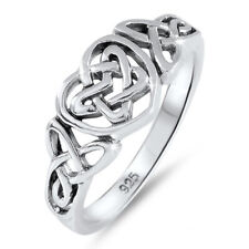 925 Sterling Silver Celtic Love Knot Ring  for sale  NEWTON ABBOT