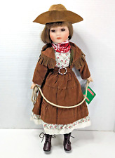 Cowgirl porcelain doll for sale  Drexel Hill