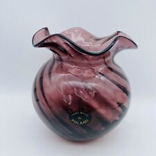 Glass vase purple for sale  Jamul