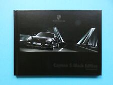 Prospekt / Buch / Katalog / Brochure - Porsche Cayman S Black Edition - 01/11 comprar usado  Enviando para Brazil