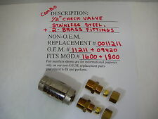 Check valve fittings for sale  South Easton