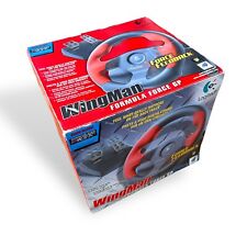 Red Logitech WingMan Formula Force GP Force Feedback Steering Wheel Pedals Works for sale  Shipping to South Africa