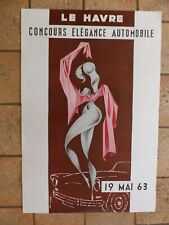 Affiche ancienne automobile d'occasion  Saint-Romain-de-Colbosc