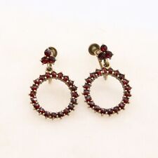 Antique garnet earrings for sale  Grapeland