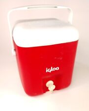 Refrigerador térmico vintage Igloo 1 galão com isolamento de água vermelho clássico com bico comprar usado  Enviando para Brazil