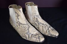 mens snakeskin boots for sale  BRISTOL