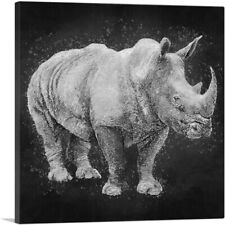 Artcanvas black rhinoceros for sale  Niles