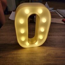 Letra iluminada LED alfabeto plástico placa de festa decoração suporte festival casamento comprar usado  Enviando para Brazil