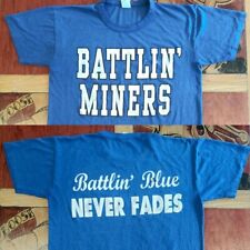 Camiseta Vintage Distressed Thin Russell Tamanho Médio Anos 80 Battlin' Miners Pensilvânia comprar usado  Enviando para Brazil