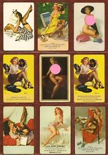 18 Vintage Gil Elvgren Advertising Pinup Playing Cards Mint NMint 1940s-60s Sexy for sale  Albuquerque