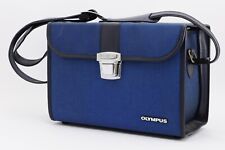[exc+5] Bolsa Estojo de Câmera de Filme Azul Olympus Para SLR de 35mm e Lente Do Japão, usado comprar usado  Enviando para Brazil
