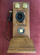 Teléfono de pared antiguo de madera segunda mano  Embacar hacia Argentina