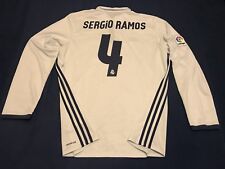 Camisa de futebol manga longa ADIDAS REAL MADRID SERGIO RAMOS BARCELONA MÉXICO EUA, usado comprar usado  Enviando para Brazil