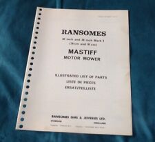 Original ransomes mastiff for sale  ILMINSTER