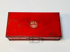 Vintage Red Metal Mac Tools 1/4" Drive Socket Set Wrench Tool Box with 1 Drawer for sale  Shipping to South Africa