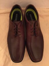 CLARKS Bostonian Ipswich Apron Lace Up Mens Brown Leather  Oxfords Shoes for sale  Shipping to South Africa