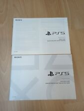 Manuales de instrucciones de seguridad digital y inicio rápido de Playstation 5 segunda mano  Embacar hacia Argentina