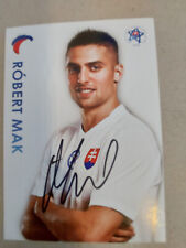 Używany, Robert Mak Słowacja Sydney FC ex Norimberg Paok oryginalna podpisana karta na sprzedaż  Wysyłka do Poland