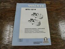 Wacker bts12 bts14 for sale  Fairfield