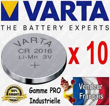 10 piles VARTA Lithium 3V CR2016 BULK DLU 2026 Disp aussi LR03 LR6 CR2032 CR2025 d'occasion  Saint-André-de-Sangonis