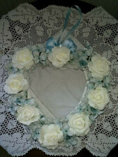 Heart shaped blue for sale  Shipping to Ireland