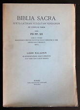 Biblia sacra liber usato  Roma