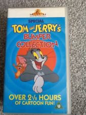 VHS DOUBLE VIDEO-TOM AND JERRY'S BUMPER COLLECTION-1996-163 MINS for sale  ASHFORD