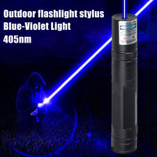 Caneta ponteiro laser 405nm luz azul feixe visível lazer tocha acampamento ao ar livre comprar usado  Enviando para Brazil